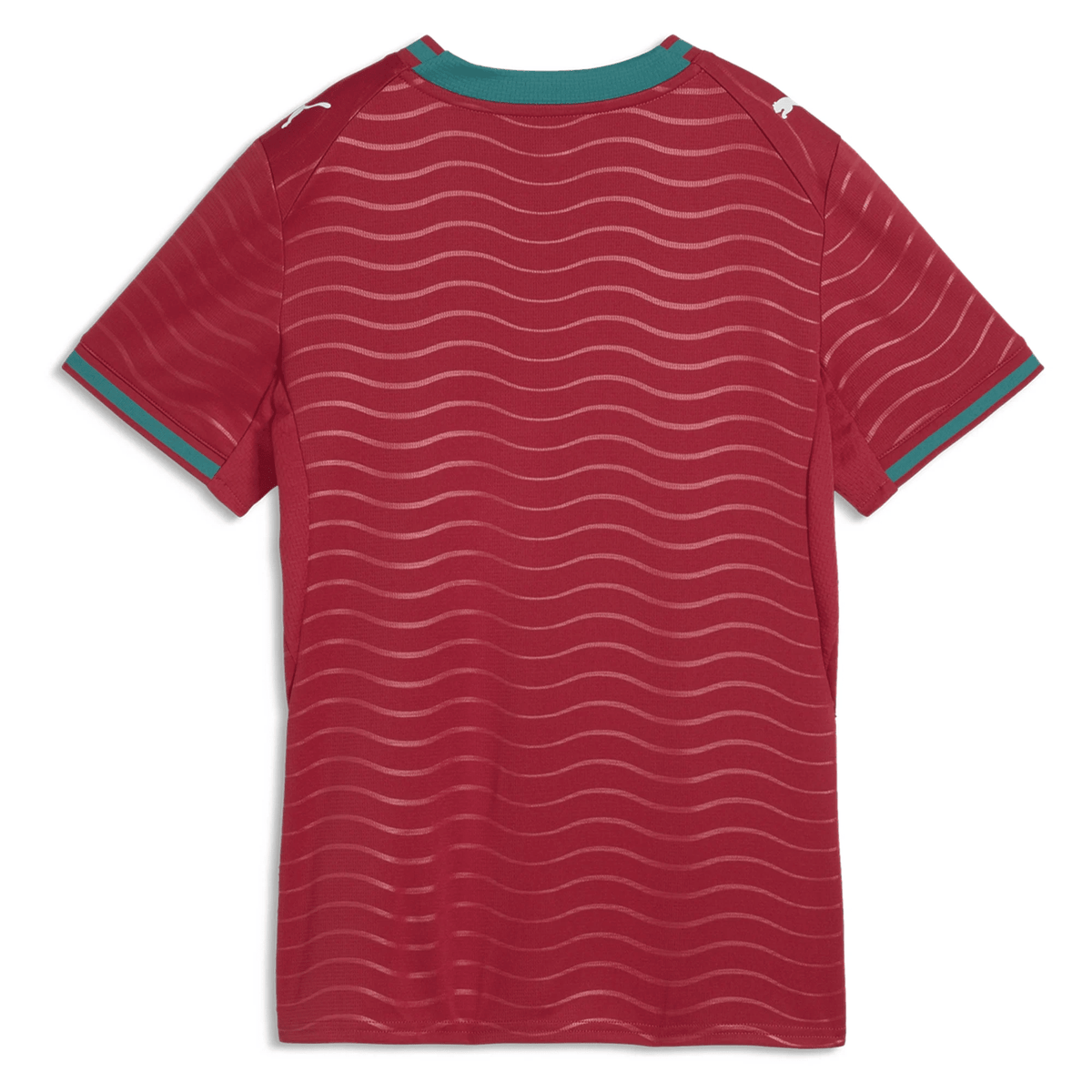 Puma Women’s Portugal 2026 Home Jersey (Club Red/Green Lagoon) | SoccerWearhouse