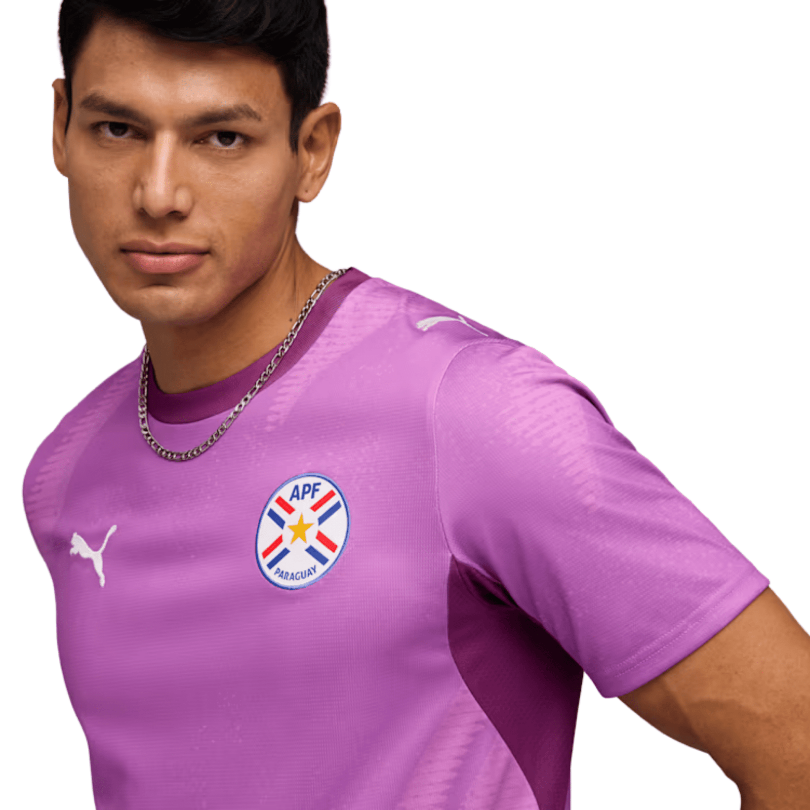 PUMA x Paraguay x Salehe Bembury Jersey (Purple) | SoccerWearhouse