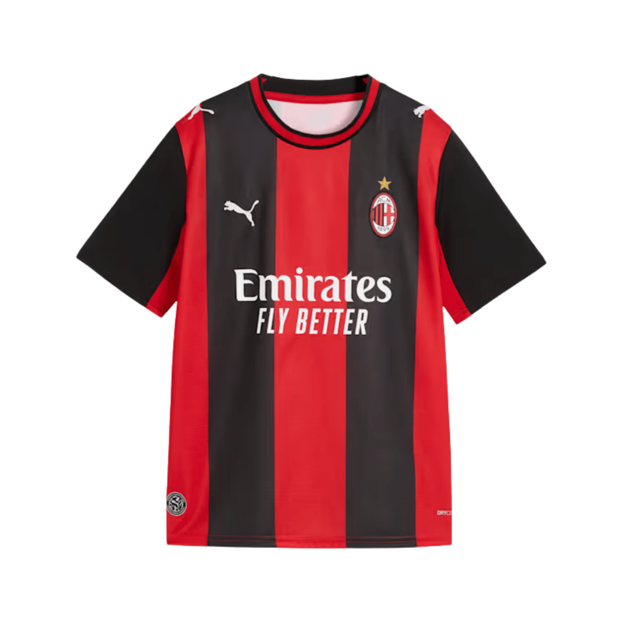Puma Youth AC Milan Home Jersey 26/27 (Red/Black)