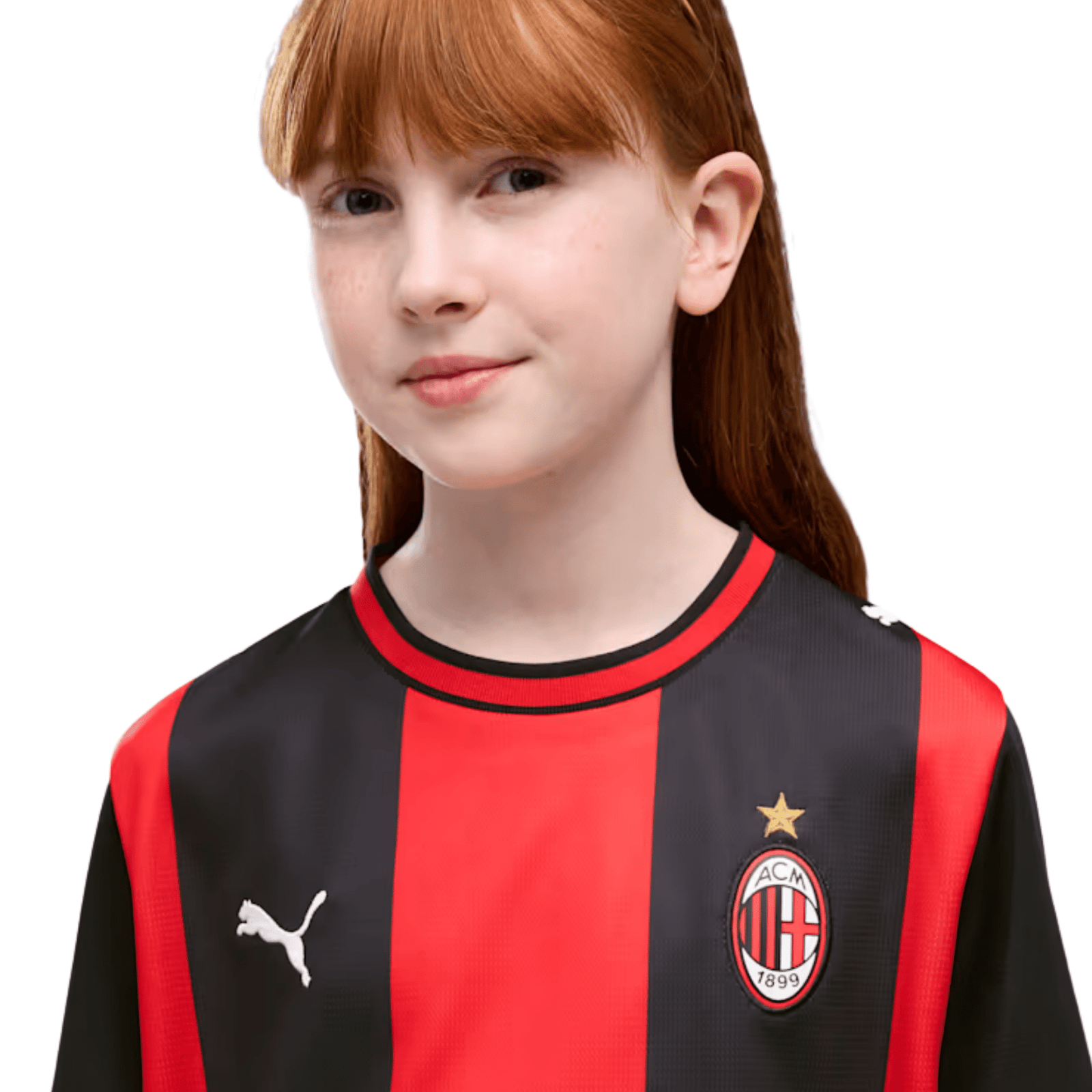 Puma Youth AC Milan Home Jersey 26/27 (Red/Black) | SoccerWearhouse