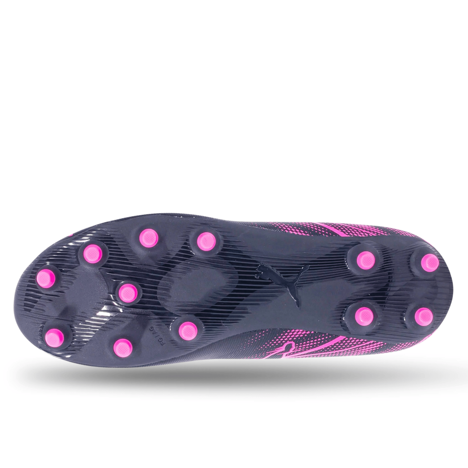 Puma Youth Jr. Attacanto FG/AG Soccer Cleats (Puma Black/Pink) | SoccerWearhouse
