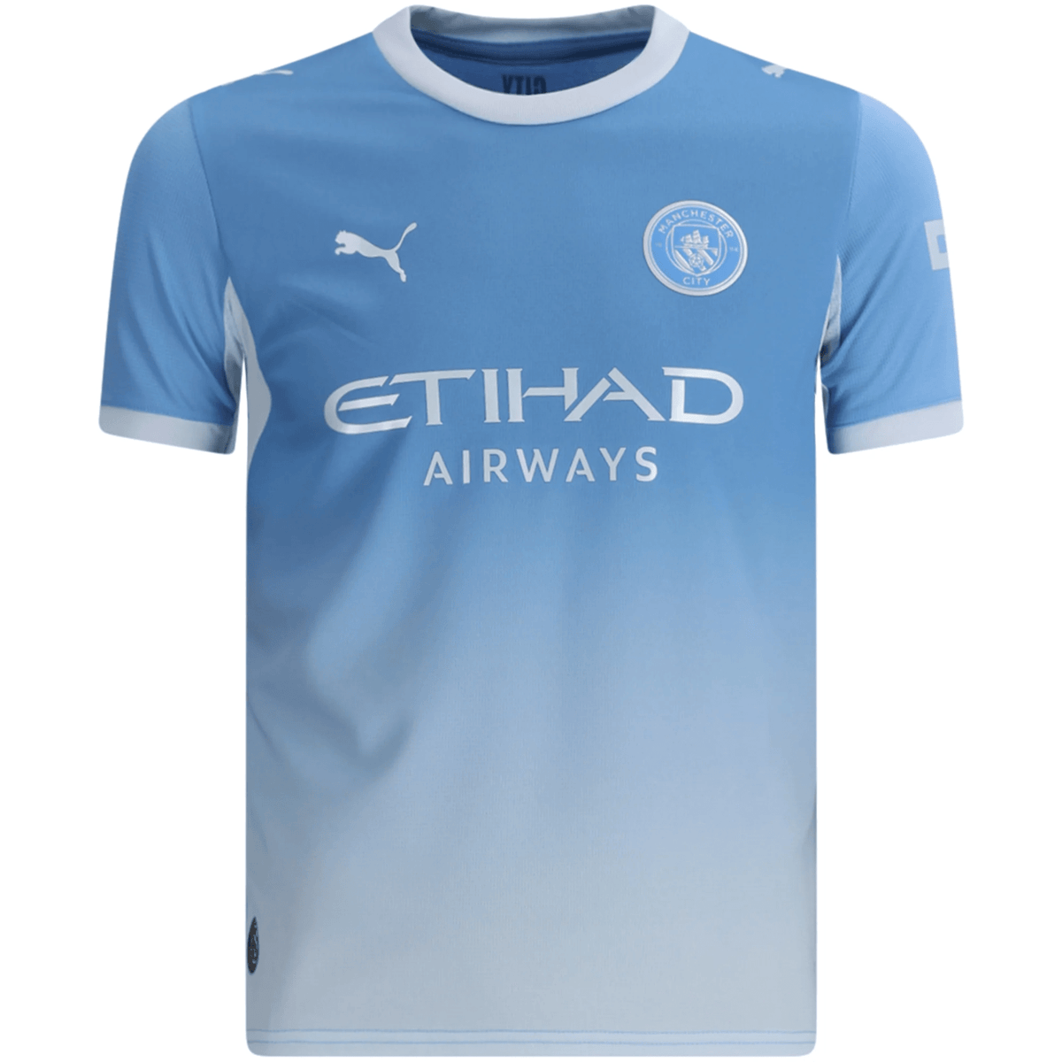 Puma Youth Manchester City Erling Haaland Home Jersey 26/27 (Team Light Blue/Icey Blue) | SoccerWearhouse