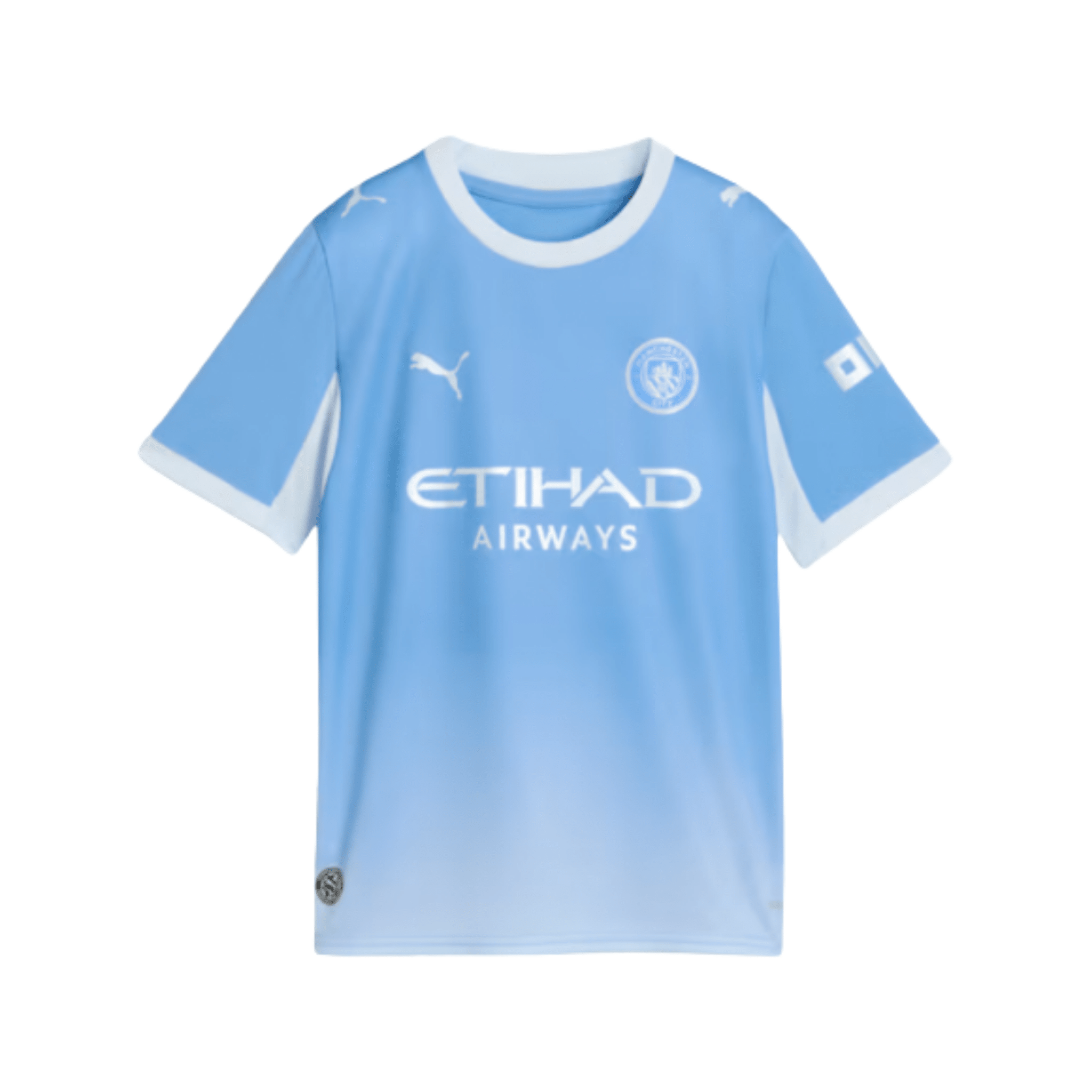 Puma Youth Manchester City Home Jersey 26/27 (Team Light Blue/Icey Blue)