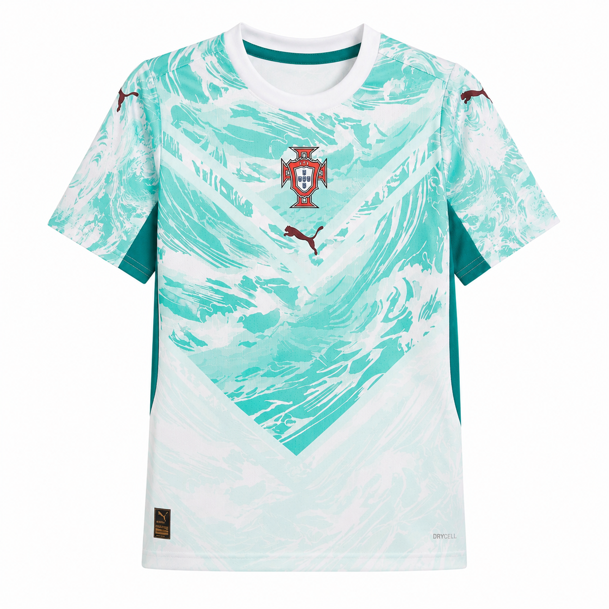 Puma Youth Cristiano Ronaldo Portugal Away Jersey 2026 (White/Green)
