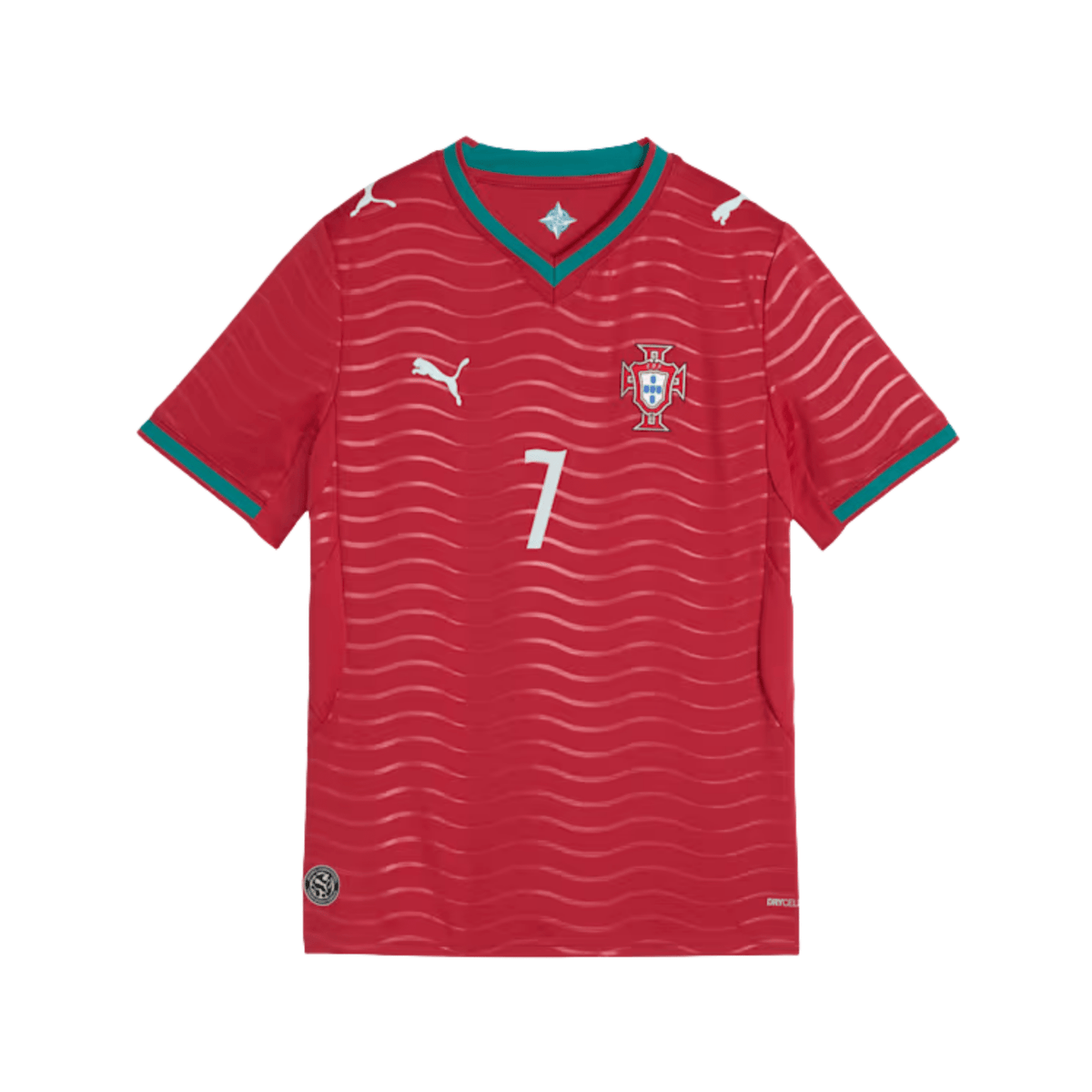 Puma Youth Portugal Cristiano Ronaldo Home Jersey 2026 (Red/Green)* | SoccerWearhouse