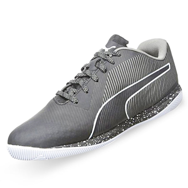 Puma Neon Lite V3 Indoor Soccer Shoe Black White Size 11.5