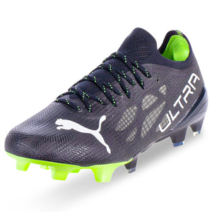 Puma Ultra 1.4 FG/AG Soccer Cleats (Black/Fizzy Light)