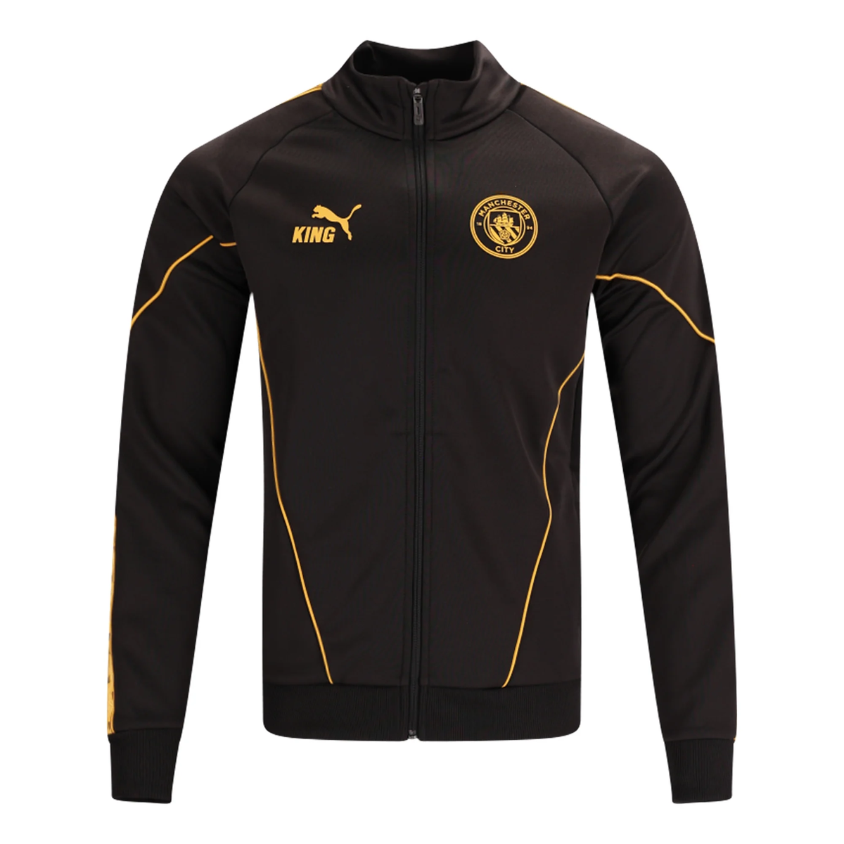 Puma Manchester City King Anthem Jacket 26/27 (Black/Archive Gold)