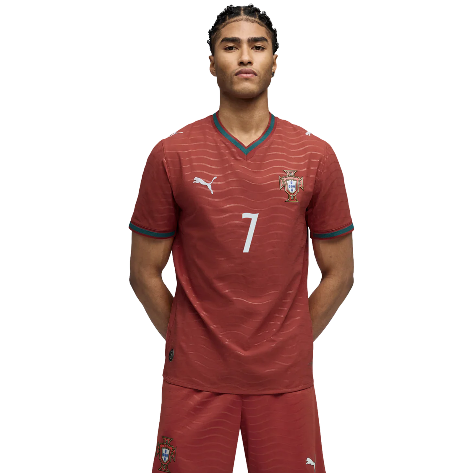 Puma Mens Portugal Cristiano Ronaldo Authentic Home Jersey 2026 (Red*