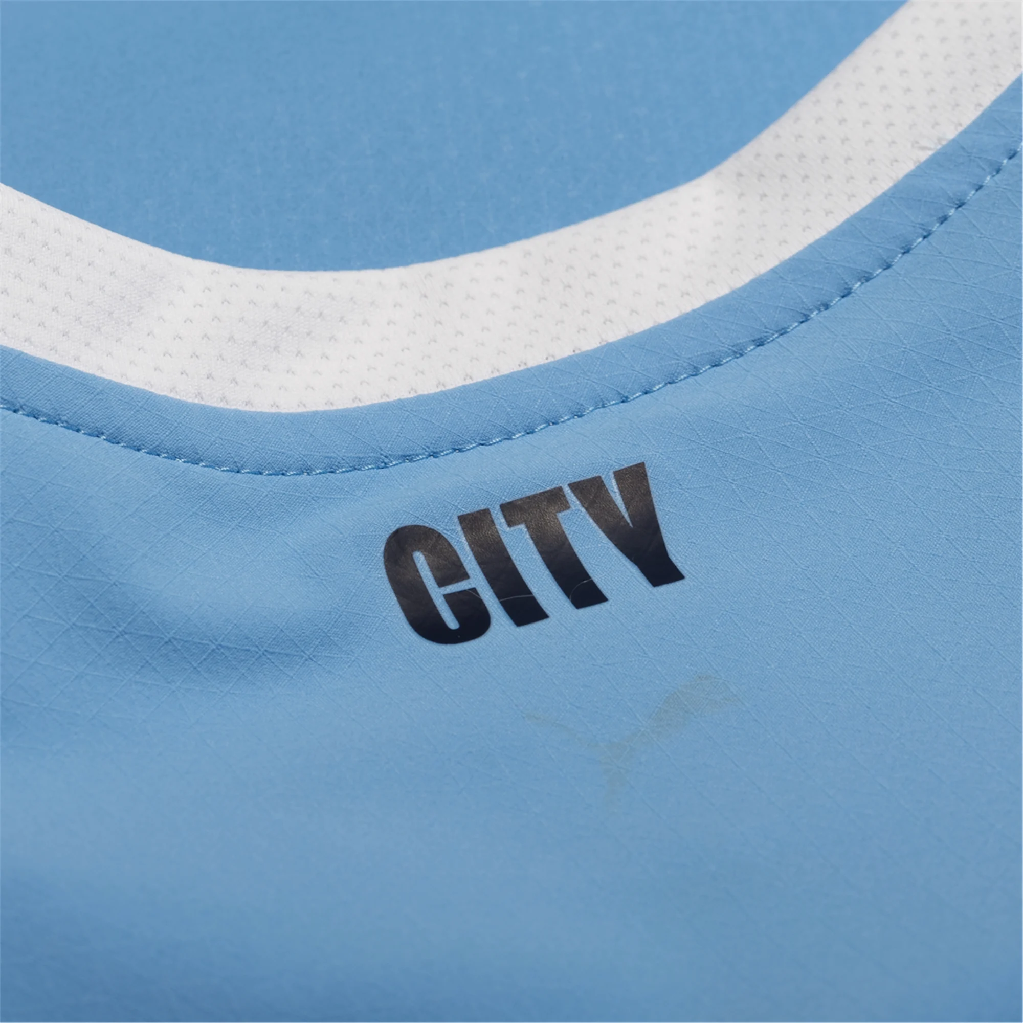 Puma Manchester City Authentic Cherki Home Jersey w/ Champions League Patches 25/26 (Team Light Blue/White)