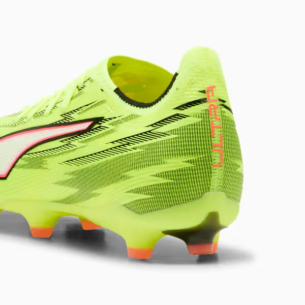 Puma Ultra 6 Match FG/AG Soccer Cleats (Yellow Alert/Glowing Red)