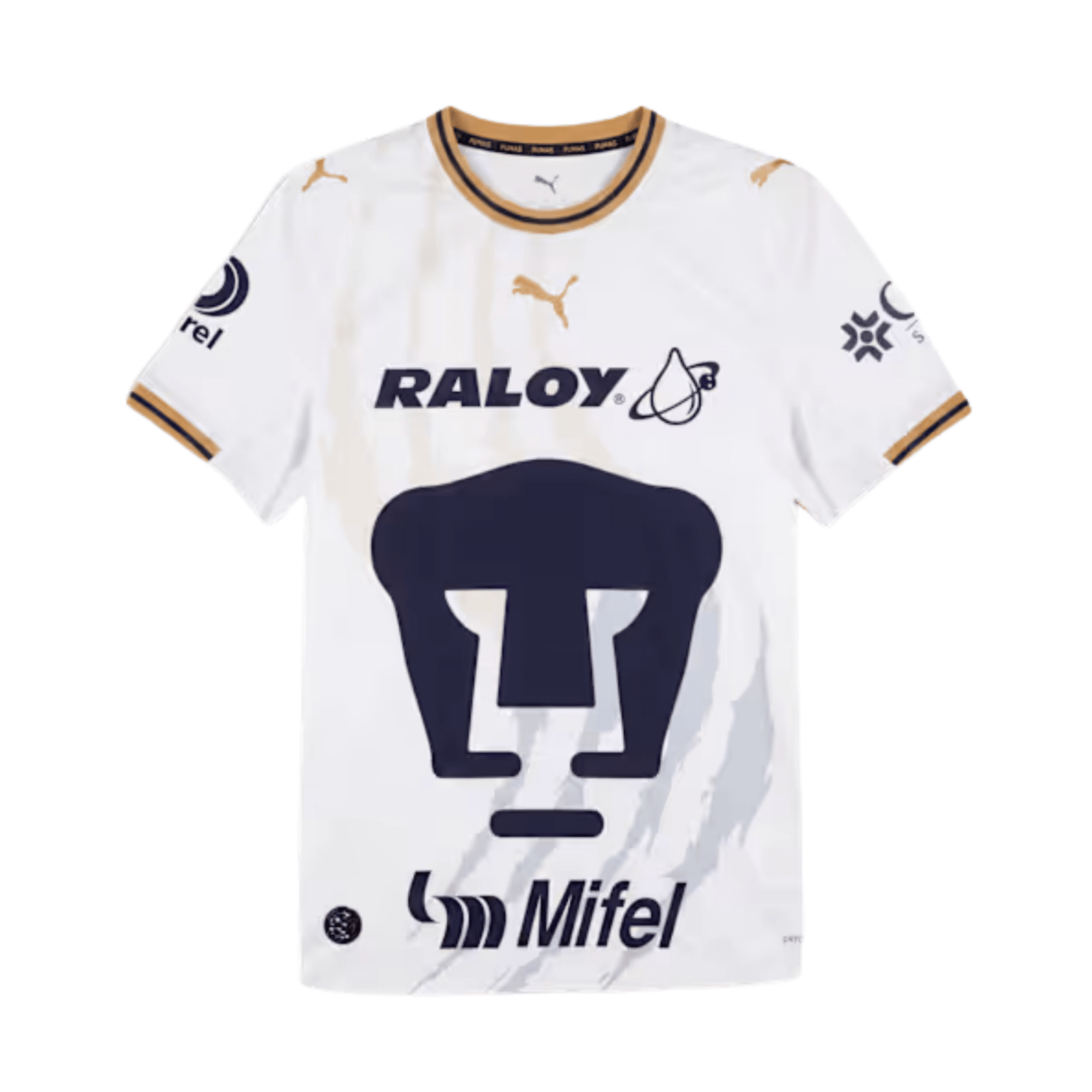 Pumas Mens UNAM Away Jersey 26/27 (White) | SoccerWearhouse