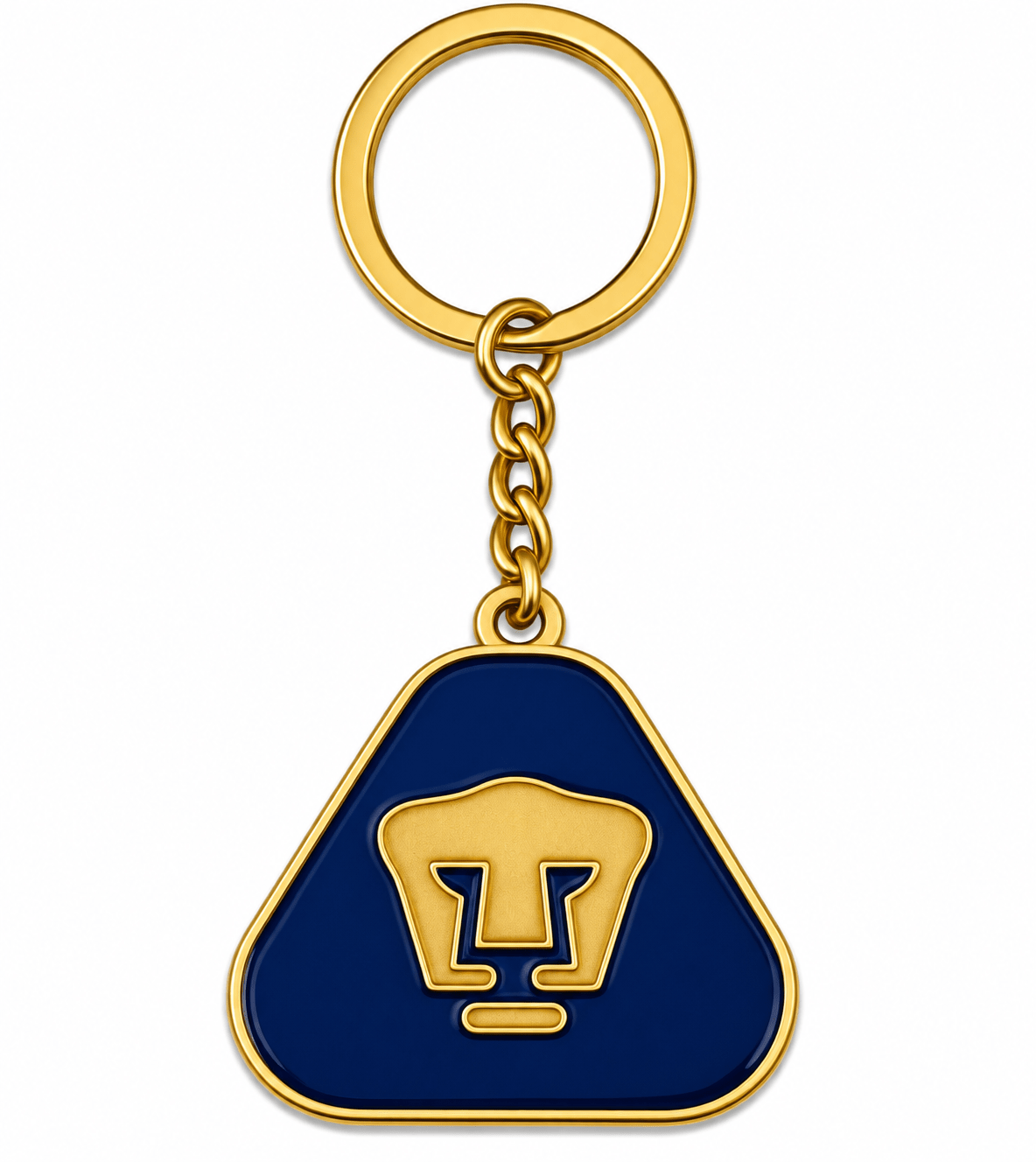 Pumas UNAM Double Sided Metal Crest Keychain | SoccerWearhouse