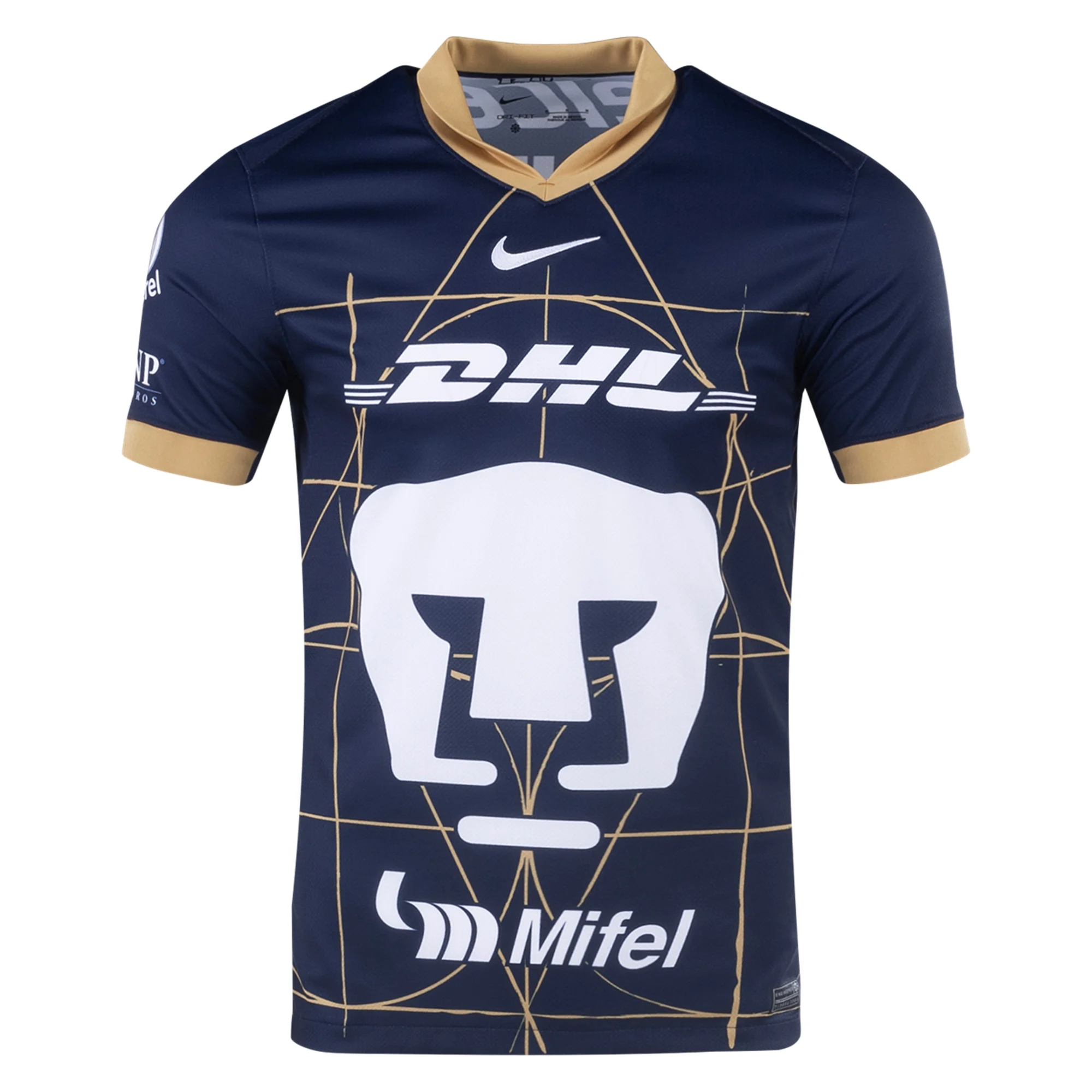 Nike Pumas UNAM Away Jersey 24/25 (Obsidian/Truly Gold) - Soccer