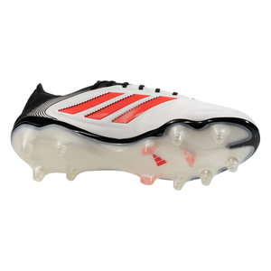 adidas Copa Pure III Elite FG Soccer Cleats (White/Lucid Red/Black)