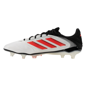 adidas Copa Pure III Elite FG Soccer Cleats (White/Lucid Red/Black)