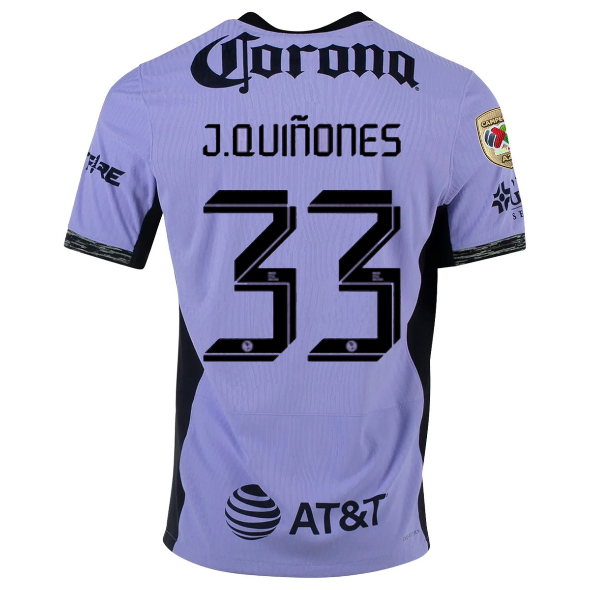 Nike Club America Authentic Julián Quiñones Match Third Jersey w/ Liga ...