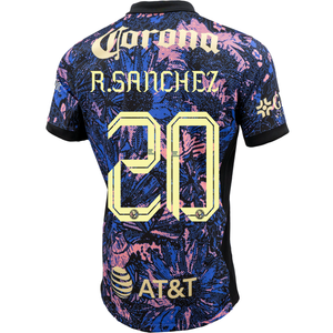 Nike Club America Richard Sánchez Third Jersey 24/25 (Medium Blue/Black/Lemon Chiffon)