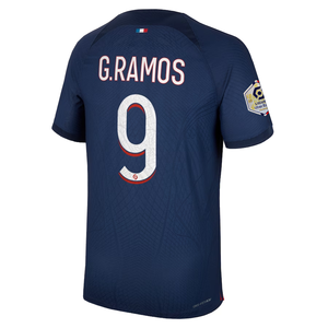 Nike Paris Saint-Germain Authentic Match Goncalo Ramos Home Jersey w/ Ligue 1 Champion Patch 23/24 (Midnight Navy)