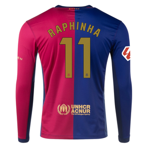 Pink barcelona jersey long sleeve on sale