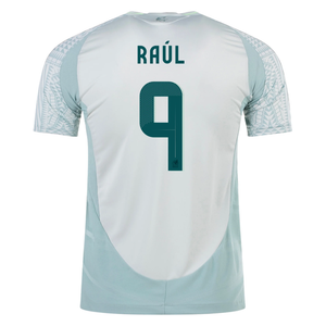 adidas Mens Mexico Authentic Raúl Jiménez Away Jersey 24/25 (Linen Green)