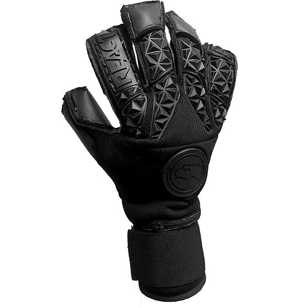 React Goalkeeping Blacked Out Diamond Goalkeeper Glove (Black/Black) | SoccerWearhouse