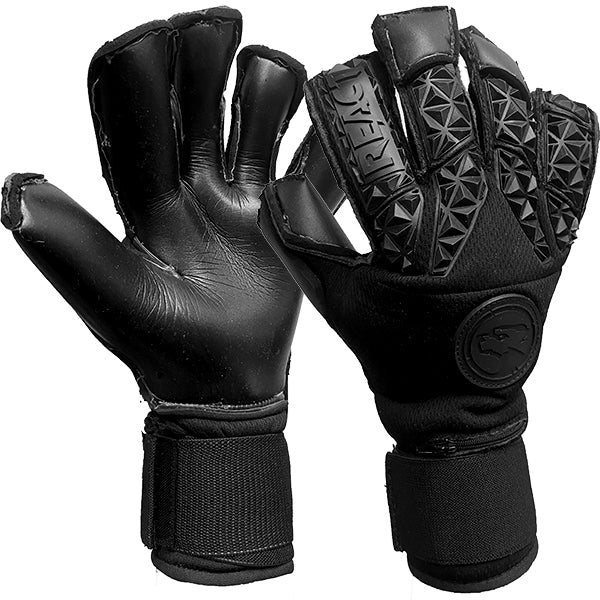 React Goalkeeping Blacked Out Diamond Goalkeeper Glove (Black/Black) | SoccerWearhouse