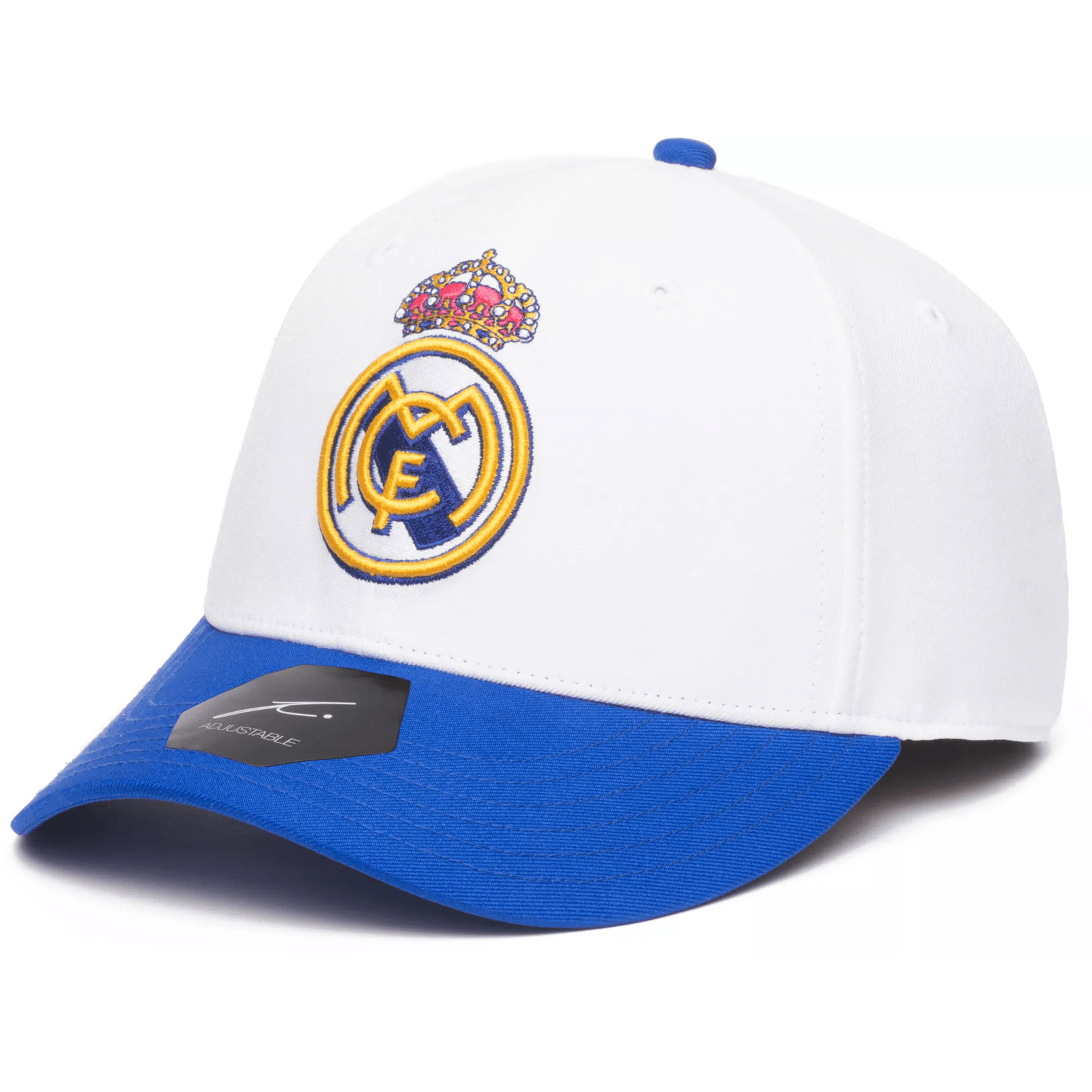 Real Madrid Adjustable Dad Hat (White/Blue) | SoccerWearhouse