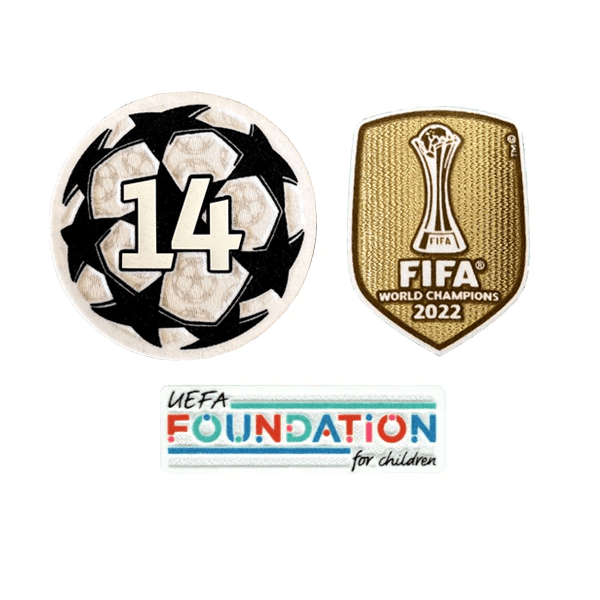 Real Madrid Champions League Patch Set 23/24 | SoccerWearhouse