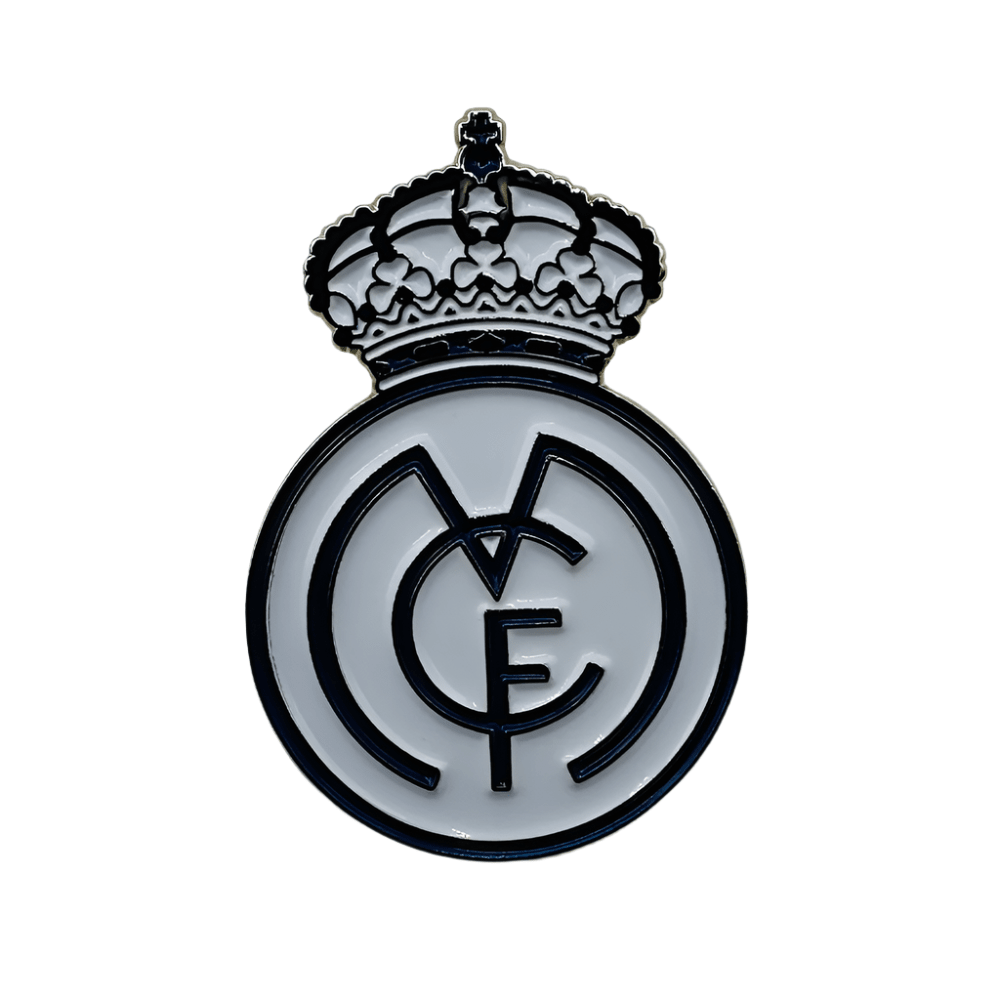 Real Madrid White Enamel Pin | SoccerWearhouse