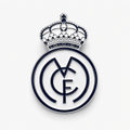 Real Madrid White Enamel Pin