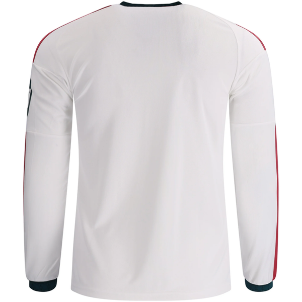 adidas Mens Real Madrid Long Sleeve Home Jersey 26/27 (White)