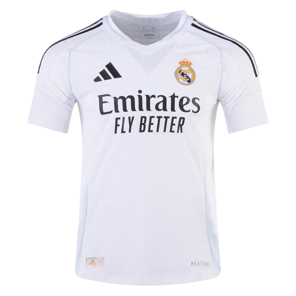 adidas Real Madrid Authentic Home Jersey 24/25 (White/Black) - Soccer ...