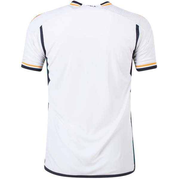 Real madrid white gold sales jersey