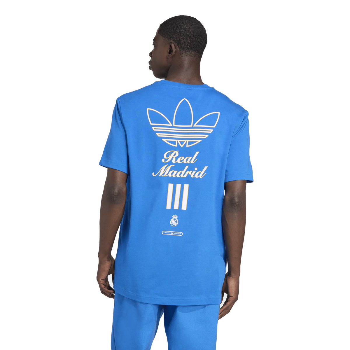 adidas Real Madrid 25/26 Terrace Icons Graphic T-Shirt (Blue)