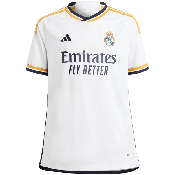 adidas Youth Real Madrid Brahim Diaz Home Jersey 23/24 (White) - Soccer ...