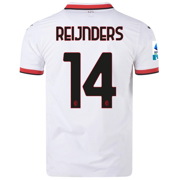 Puma AC Milan Authentic Tijjani Reijnders Away Jersey w/ Series A