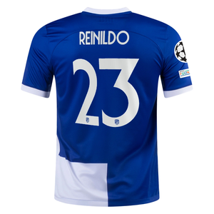Nike Atletico Madrid Reinildo Mandava Away Jersey w/ Champions League Patches 23/24 (Old Royal/White)