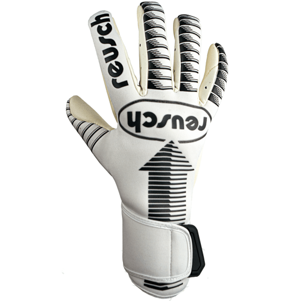 Reusch Arrow Gold X Glove Goalkeeper Glove (White) | SoccerWearhouse