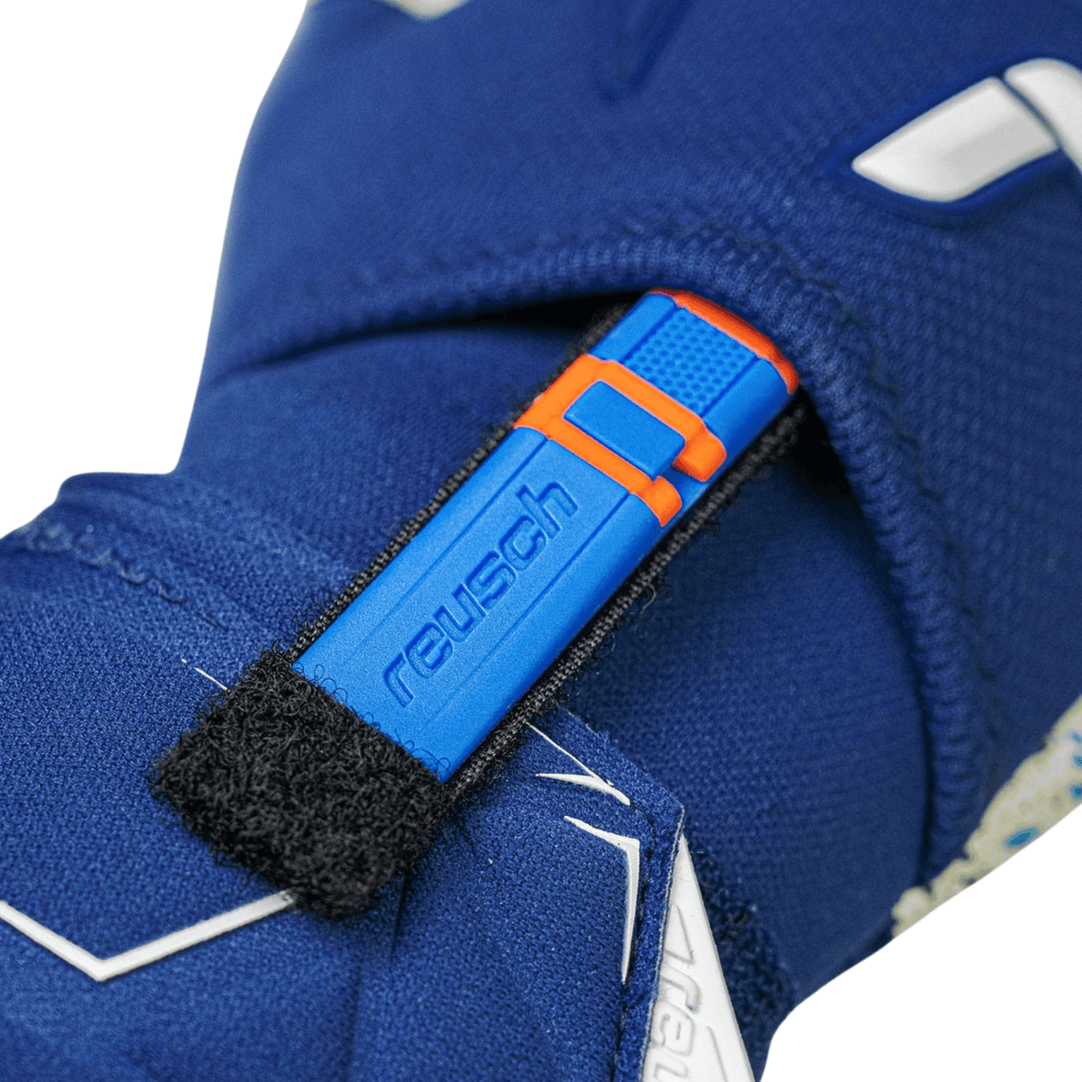 Reusch Attrakt Freegel Fusion Ortho - Tec Goalkeeper Gloves (Premium Blue/White Protection) | SoccerWearhouse