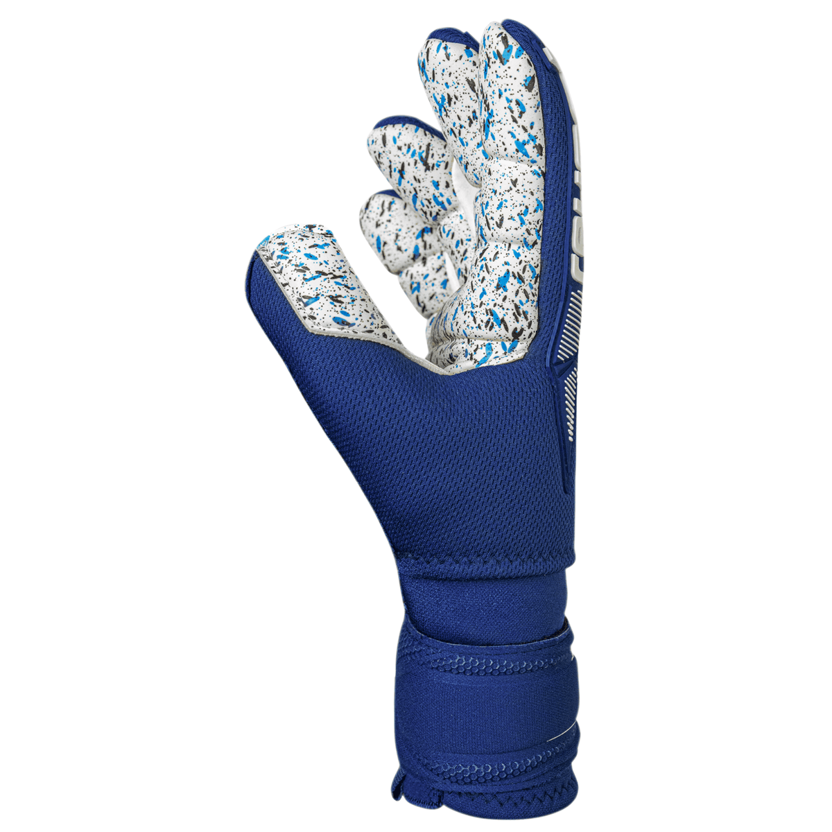 Reusch Attrakt Freegel Fusion Ortho - Tec Goalkeeper Gloves (Premium Blue/White Protection) | SoccerWearhouse