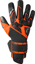 Reusch Attrakt Fusion Carbon 3D Goalkeeper Gloves (Black/Shocking Orange)