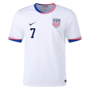 Nike United States Gio Reyna Home Jersey 24/25 (White)