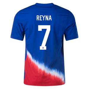 Nike United States Match Authentic Gio Reyna Away Jersey 24/25 (Old Royal/Sport Red/White)