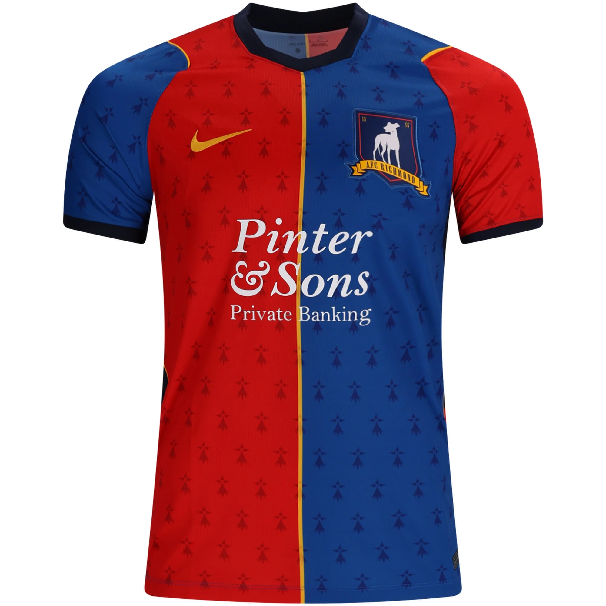 Nike Mens AFC Richmond Home Jersey 26/27 (Royal/University Red)