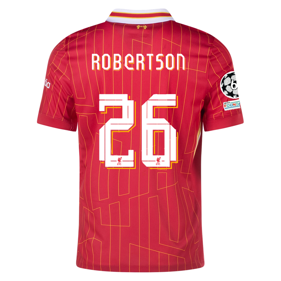 Nike Liverpool Andy Robertson Home Jersey w Champions League Patches Soccer Wearhouse