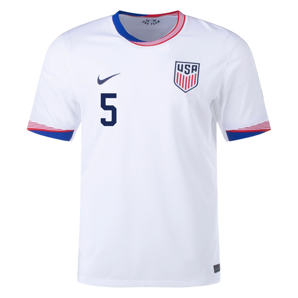 Nike United States Antonee Robinson Home Jersey 24/25 (White