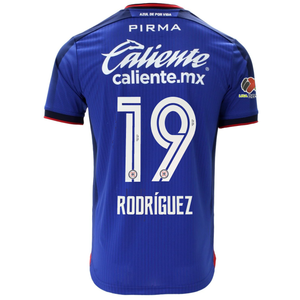 Pirma Cruz Azul Jonathan Rodríguez Home Jersey W/ Liga MX Patch 23/24 (Blue)