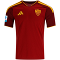 adidas Mens AS Roma Home Jersey w/ Serie A Patch 26/27 (Burgundy)