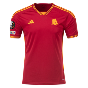 adidas Roma Gianluca Mancini Home Jersey w/ Europa League Patches 23/24 (Team Victory Red)